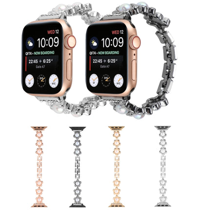 Flower Bracelet Metal Watch Band, For Apple Watch Series 8&7 45mm, For Apple Watch Series 8&7 41mm - DealBuddy
