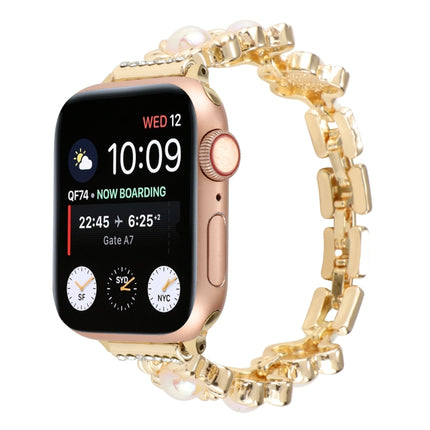 Flower Bracelet Metal Watch Band, For Apple Watch Series 8&7 45mm, For Apple Watch Series 8&7 41mm - DealBuddy