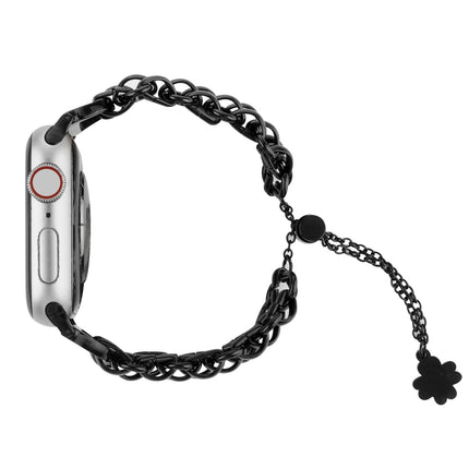 Dual-row Chain Metal Watch Band, For Apple Watch Series 8&7 45mm, For Apple Watch Series 8&7 41mm - DealBuddy