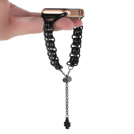 Dual-row Chain Metal Watch Band, For Apple Watch Series 8&7 45mm, For Apple Watch Series 8&7 41mm - DealBuddy