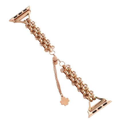 Dual-row Chain Metal Watch Band, For Apple Watch Series 8&7 45mm, For Apple Watch Series 8&7 41mm - DealBuddy