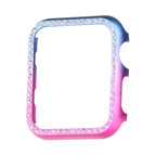 For Apple Watch Series 9 / 8 / 7 45mm / Blue Rose Red