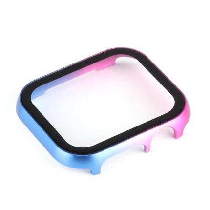 Metal Frame + Tempered Glass Protector Case