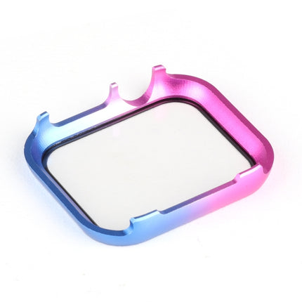 Metal Frame + Tempered Glass Protector Case