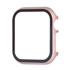 Metal Frame + Tempered Glass Protector Case