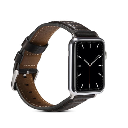 Oil Wax Genuine Leather Watch Band, For Apple Watch Ultra 49mm / Series 8&7 45mm / SE 2&6&SE&5&4 44mm / 3&2&1 42mm, For Apple Watch Series 8&7 41mm / SE 2&6&SE&5&4 40mm / 3&2&1 38mm - DealBuddy