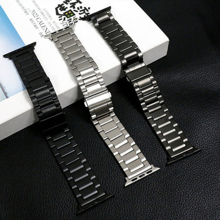 Quick Disassembly Titanium Alloy Watch Band, For Apple Watch Ultra 49mm / Series 8&7 45mm / SE 2&6&SE&5&4 44mm / 3&2&1 42mm, For Apple Watch Series 8&7 41mm / SE 2&6&SE&5&4 40mm / 3&2&1 38mm - DealBuddy