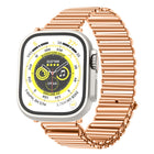 Chain Buckle Stainless Steel Watch Band, For Apple Watch Ultra 49mm / Series 8&7 45mm / SE 2&6&SE&5&4 44mm / 3&2&1 42mm, For Apple Watch Series 8&7 41mm / SE 2&6&SE&5&4 40mm / 3&2&1 38mm - DealBuddy