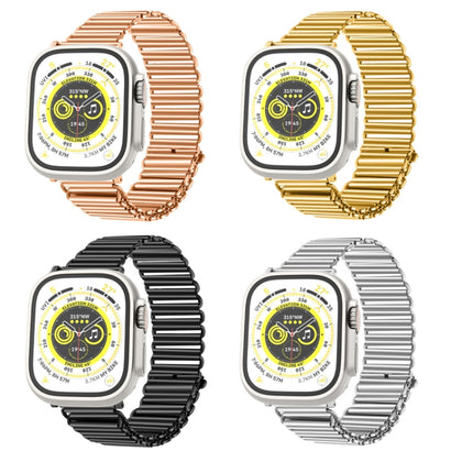 Chain Buckle Stainless Steel Watch Band, For Apple Watch Ultra 49mm / Series 8&7 45mm / SE 2&6&SE&5&4 44mm / 3&2&1 42mm, For Apple Watch Series 8&7 41mm / SE 2&6&SE&5&4 40mm / 3&2&1 38mm - DealBuddy