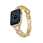 For Apple Watch Series 8&7 41mm / SE 2&6&SE&5&4 40mm / 3&2&1 38mm / Gold