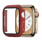 Shockproof PC+Tempered Glass Watch Protective Case, For Apple Watch Series 9 / 8 / 7 41mm, For Apple Watch Series 9 / 8 / 7 45mm - DealBuddy