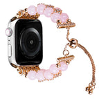 For Apple Watch Ultra 49mm / Series 8&7 45mm / SE 2&6&SE&5&4 44mm / 3&2&1 42mm / Agate pink