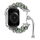 Double Row Beads Telescopic Chain Watch Band, For Apple Watch Ultra 49mm / Series 8&7 45mm / SE 2&6&SE&5&4 44mm / 3&2&1 42mm, For Apple Watch Series 8&7 41mm / SE 2&6&SE&5&4 40mm / 3&2&1 38mm - DealBuddy