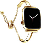 For Apple Watch Ultra 49mm / Series 8&7 45mm / SE 2&6&SE&5&4 44mm / 3&2&1 42mm / Gold