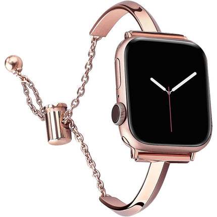 Stainless Steel Bracelet Watch Band, For Apple Watch Ultra 49mm / Series 8&7 45mm / SE 2&6&SE&5&4 44mm / 3&2&1 42mm, For Apple Watch Series 8&7 41mm / SE 2&6&SE&5&4 40mm / 3&2&1 38mm - DealBuddy