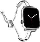 Stainless Steel Bracelet Watch Band, For Apple Watch Ultra 49mm / Series 8&7 45mm / SE 2&6&SE&5&4 44mm / 3&2&1 42mm, For Apple Watch Series 8&7 41mm / SE 2&6&SE&5&4 40mm / 3&2&1 38mm - DealBuddy