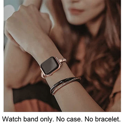 Stainless Steel Bracelet Watch Band, For Apple Watch Ultra 49mm / Series 8&7 45mm / SE 2&6&SE&5&4 44mm / 3&2&1 42mm, For Apple Watch Series 8&7 41mm / SE 2&6&SE&5&4 40mm / 3&2&1 38mm - DealBuddy