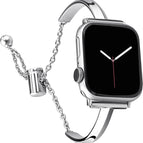 For Apple Watch Series 8&7 41mm / SE 2&6&SE&5&4 40mm / 3&2&1 38mm / Silver
