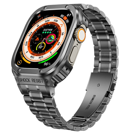 Metal Integrated Watch Protective Case, For Apple Watch Series SE 2025&6&SE&5&4 44mm, For Apple Watch Ultra 3 / 2 / 1 49mm, For Apple Watch Series 9 / 8 / 7 45mm - DealBuddy
