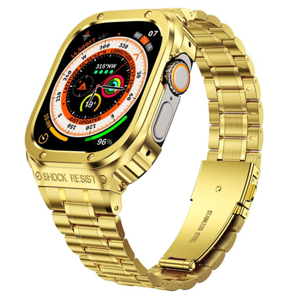 Metal Integrated Watch Protective Case, For Apple Watch Series SE 2025&6&SE&5&4 44mm, For Apple Watch Ultra 3 / 2 / 1 49mm, For Apple Watch Series 9 / 8 / 7 45mm - DealBuddy