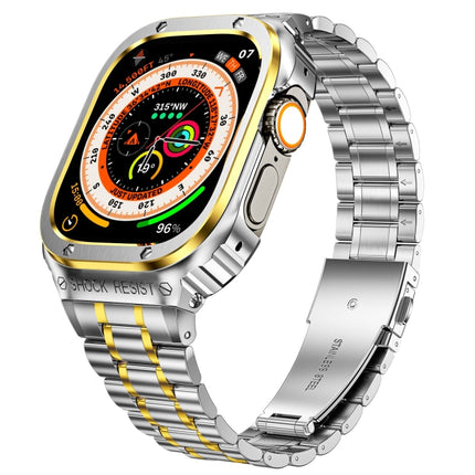 Metal Integrated Watch Protective Case, For Apple Watch Series SE 2025&6&SE&5&4 44mm, For Apple Watch Ultra 3 / 2 / 1 49mm, For Apple Watch Series 9 / 8 / 7 45mm - DealBuddy