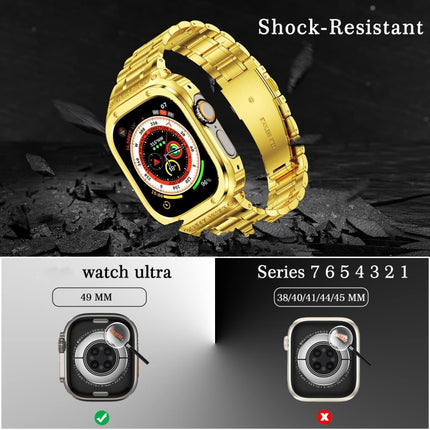 Metal Integrated Watch Protective Case, For Apple Watch Series SE 2025&6&SE&5&4 44mm, For Apple Watch Ultra 3 / 2 / 1 49mm, For Apple Watch Series 9 / 8 / 7 45mm - DealBuddy
