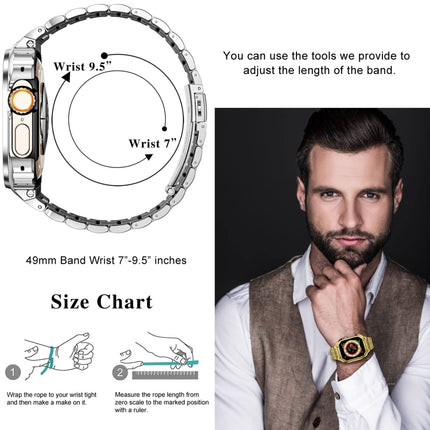 Metal Integrated Watch Protective Case, For Apple Watch Series SE 2025&6&SE&5&4 44mm, For Apple Watch Ultra 3 / 2 / 1 49mm, For Apple Watch Series 9 / 8 / 7 45mm - DealBuddy