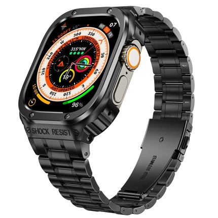 Metal Integrated Watch Protective Case, For Apple Watch Series SE 2025&6&SE&5&4 44mm, For Apple Watch Ultra 3 / 2 / 1 49mm, For Apple Watch Series 9 / 8 / 7 45mm - DealBuddy