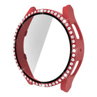 Single Row Diamond PC + Tempered Glass Watch Case - DealBuddy