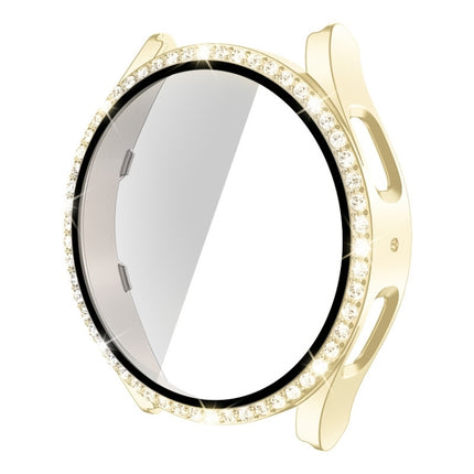 Single Row Diamond PC + Tempered Glass Watch Case, For Samsung Galaxy Watch5 44mm - DealBuddy