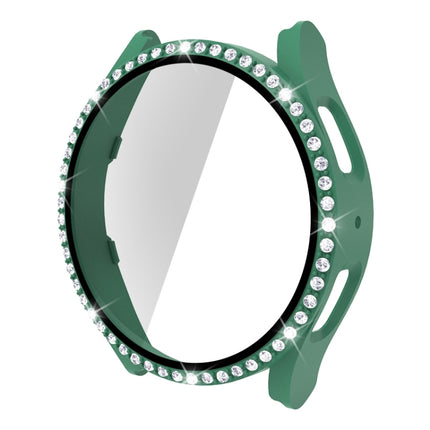 Single Row Diamond PC + Tempered Glass Watch Case, For Samsung Galaxy Watch5 44mm - DealBuddy