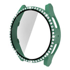 Single Row Diamond PC + Tempered Glass Watch Case, For Samsung Galaxy Watch5 44mm - DealBuddy