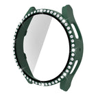 Single Row Diamond PC + Tempered Glass Watch Case - DealBuddy