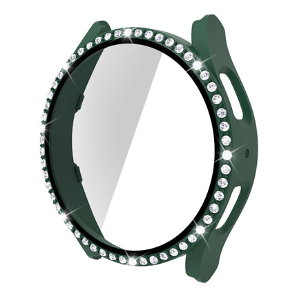 Single Row Diamond PC + Tempered Glass Watch Case, For Samsung Galaxy Watch5 44mm - DealBuddy