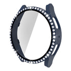 Single Row Diamond PC + Tempered Glass Watch Case - DealBuddy