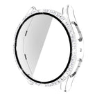 Single Row Diamond PC + Tempered Glass Watch Case, For Samsung Galaxy Watch5 44mm - DealBuddy
