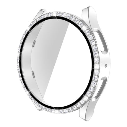 Single Row Diamond PC + Tempered Glass Watch Case, For Samsung Galaxy Watch5 44mm - DealBuddy