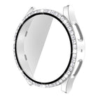 Single Row Diamond PC + Tempered Glass Watch Case, For Samsung Galaxy Watch5 44mm - DealBuddy