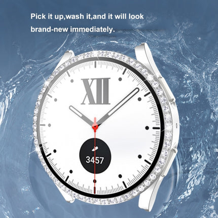 Single Row Diamond PC + Tempered Glass Watch Case, For Samsung Galaxy Watch5 44mm - DealBuddy