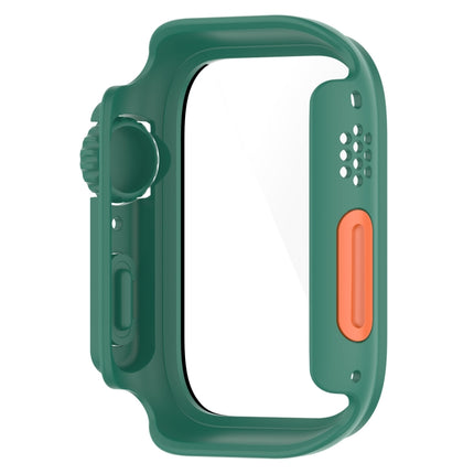Tempered Film + PC Integrated Watch Protective Case, For Apple Watch Series SE 2 / 6 / SE / 5 / 4 40mm, For Apple Watch Series 9 / 8 / 7 41mm, For Apple Watch Series SE 2 / 6 / SE / 5 / 4 44mm, For Apple Watch Series 9 / 8 / 7 45mm - DealBuddy