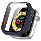 Tempered Film + PC Integrated Watch Protective Case, For Apple Watch Series SE 2 / 6 / SE / 5 / 4 40mm, For Apple Watch Series 9 / 8 / 7 41mm, For Apple Watch Series SE 2 / 6 / SE / 5 / 4 44mm, For Apple Watch Series 9 / 8 / 7 45mm - DealBuddy
