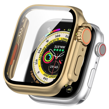 Tempered Film + PC Integrated Watch Protective Case, For Apple Watch Series SE 2 / 6 / SE / 5 / 4 40mm, For Apple Watch Series 9 / 8 / 7 41mm, For Apple Watch Series SE 2 / 6 / SE / 5 / 4 44mm, For Apple Watch Series 9 / 8 / 7 45mm - DealBuddy