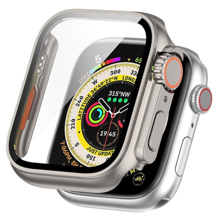 Tempered Film + PC Integrated Watch Protective Case, For Apple Watch Series SE 2 / 6 / SE / 5 / 4 40mm, For Apple Watch Series 9 / 8 / 7 41mm, For Apple Watch Series SE 2 / 6 / SE / 5 / 4 44mm, For Apple Watch Series 9 / 8 / 7 45mm - DealBuddy