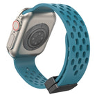 Magnetic Clasp Silicone Watch Band, For Apple Watch Series 8&7 41mm, For Apple Watch Series 8&7 45mm - DealBuddy