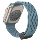 Magnetic Clasp Silicone Watch Band, For Apple Watch Series 8&7 41mm, For Apple Watch Series 8&7 45mm - DealBuddy