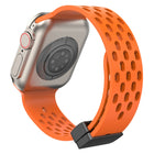 Magnetic Clasp Silicone Watch Band, For Apple Watch Series 8&7 41mm, For Apple Watch Series 8&7 45mm - DealBuddy