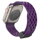 Magnetic Clasp Silicone Watch Band, For Apple Watch Series 8&7 41mm, For Apple Watch Series 8&7 45mm - DealBuddy