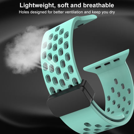 Magnetic Clasp Silicone Watch Band, For Apple Watch Series 8&7 41mm, For Apple Watch Series 8&7 45mm - DealBuddy