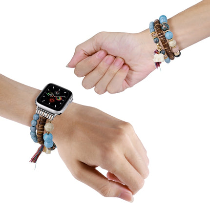 Beads Elephant Pendant Watch Band