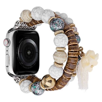 Beads Elephant Pendant Watch Band, For Apple Watch Series 10 46mm, For Apple Watch Series 10 42mm, For Apple Watch SE 2023 44mm, For Apple Watch SE 2023 40mm, For Apple Watch Ultra 2 49mm, For Apple Watch 9 45mm, For Apple Watch 9 41mm                 ... - DealBuddy